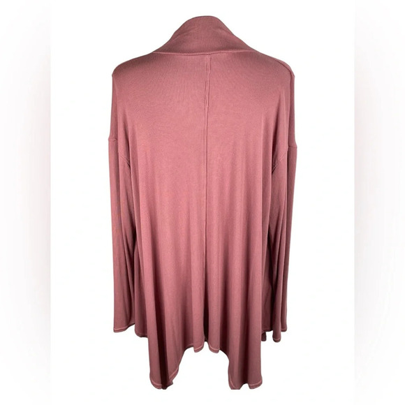Free People Pink Plunge Cowl Tunic Top Small - Picture 2 of 8